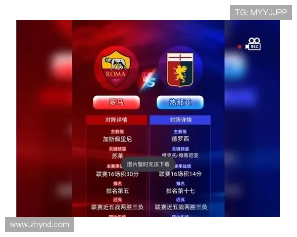 热那亚与罗马最新对战数据分析及球队状态评估 热那亚与罗马最新对战数据分析及球队状态评估